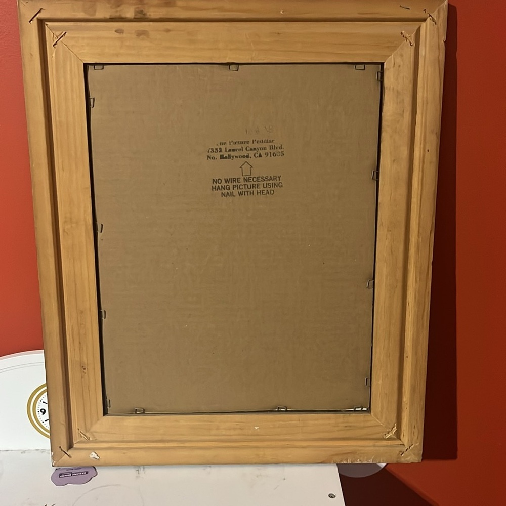 Vintage Framed Norman Rockwell print Marriage License - Picture 2 of 5